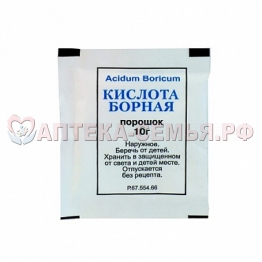 Борная к-та пор пак 10г наруж