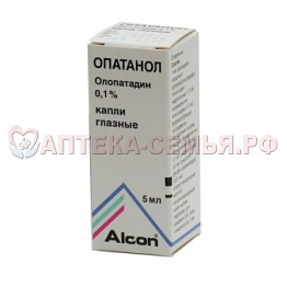 Опатанол капли гл 0,1% 5мл