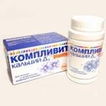 Компливит Кальций Д3 форте табл жев №100 мята
