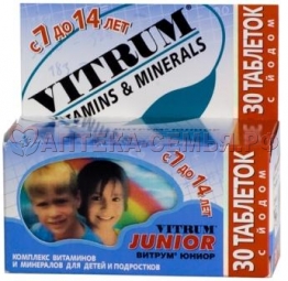 Витрум Юниор таб шип 4,4г N18