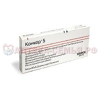 Конкор таб п/о 5мг N30 