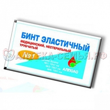 Бинт эластич сетч/трубч №1