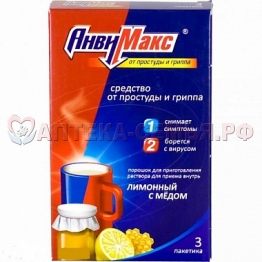 Анвимакс пор вн 5г саше №3 мед/лимон