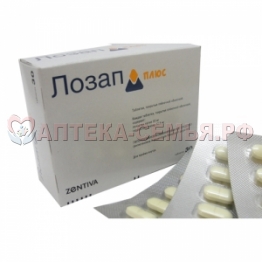 Лозап Плюс таб п/о 50мг+12,5мг N30
