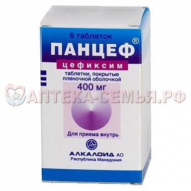 Панцеф таб п/о 400мг №6