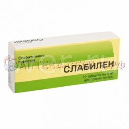 Слабилен таб п/о 5мг №20