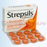 Стрепсилс таб д/рассас №24 с ВитС