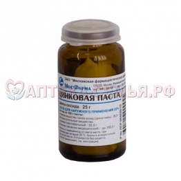 Цинковая паста 25% 25г