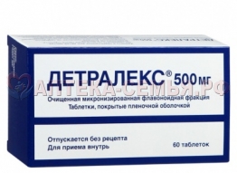 Детралекс таб п/о 500мг N60