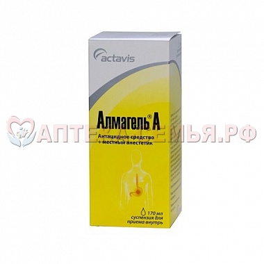 Алмагель А сусп. д/пр вн фл. 170 мл