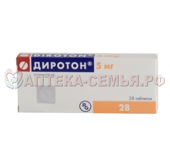 Диротон таб 5мг N28